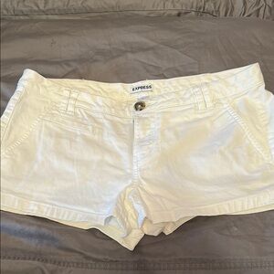 Express Women's White Shorts